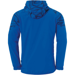 uhlsport Goal 25 Evo Woven Kapuzenjacke Kinder azurblau/marine 128