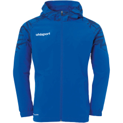 uhlsport Goal 25 Evo Woven Kapuzenjacke Herren azurblau/marine L