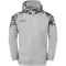 uhlsport Goal 25 Evo Woven Trainingsjacke mit Kapuze dark grau melange/schwarz 128
