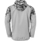 uhlsport Goal 25 Evo Woven Trainingsjacke mit Kapuze dark grau melange/schwarz 128