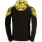 uhlsport Goal 25 Evo Woven Trainingsjacke mit Kapuze schwarz/limonengelb 128