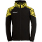 uhlsport Goal 25 Evo Woven Kapuzenjacke Herren schwarz/limonengelb XL