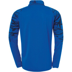 uhlsport Goal 25 1/4-Zip Trainings-Top Kinder azurblau/marine 128