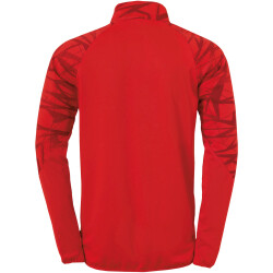uhlsport Goal 25 1/4-Zip Trainings-Top Kinder rot/weiß 128
