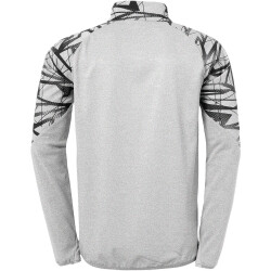 uhlsport Goal 25 1/4-Zip Trainings-Top Kinder dark grau melange/schwarz 128