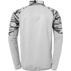 uhlsport Goal 25 1/4-Zip Trainings-Top Herren dark grau melange/schwarz 3XL