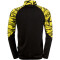 uhlsport Goal 25 1/4-Zip Trainings-Top Herren schwarz/limonengelb M