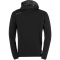 uhlsport Essential Hoodie Kinder schwarz 116
