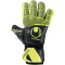 uhlsport Supersoft Half-Negative Cut Torwarthandschuhe Flex Frame mit Fingerschutz Kinder schwarz/fluo gelb 5