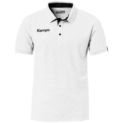 Kempa Prime Poloshirt weiß/schwarz 140