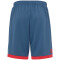Kempa Player Handballshorts Kinder ice grau/fluo rot 128