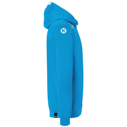 Kempa Player Kapuzenjacke Kinder kempablau/wei&szlig; 116