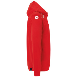 Kempa Player Kapuzenjacke Kinder rot/wei&szlig; 116