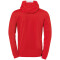 Kempa Player Kapuzenjacke Herren rot/weiß S