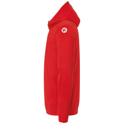Kempa Player Kapuzenjacke Herren rot/weiß XL