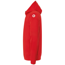 Kempa Player Kapuzenjacke Herren rot/weiß 3XL
