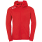 Kempa Player Kapuzenjacke Herren rot/weiß 3XL