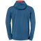 Kempa Player Kapuzenjacke Kinder ice grau/fluo rot 116