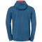 Kempa Player Kapuzenjacke Herren ice grau/fluo rot 3XL