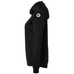Kempa Player Kapuzenjacke Damen schwarz/weiß XS
