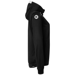 Kempa Player Kapuzenjacke Damen schwarz/weiß XS