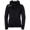 Kempa Player Trainingsjacke mit Kapuze Damen schwarz/wei&szlig; XS