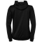Kempa Player Trainingsjacke mit Kapuze Damen schwarz/wei&szlig; XS