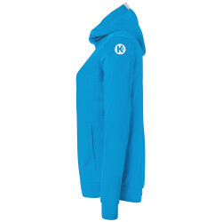 Kempa Player Kapuzenjacke Damen kempablau/weiß M