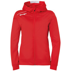 Kempa Player Kapuzenjacke Damen rot/weiß XS