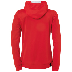 Kempa Player Kapuzenjacke Damen rot/wei&szlig; XS