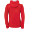 Kempa Player Trainingsjacke mit Kapuze Damen rot/weiß XS