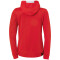Kempa Player Kapuzenjacke Damen rot/weiß L
