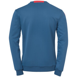 Kempa Player langarm Trainings-Top ice grau/fluo rot M
