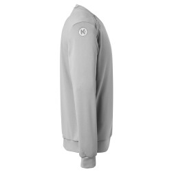 Kempa Player langarm Trainings-Top dark grau melange/weiß 116