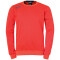 Kempa Player langarm Trainings-Top fluo rot/ice grau S