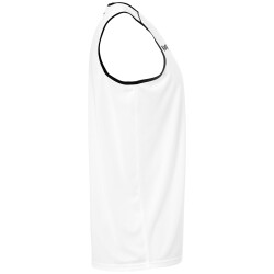 Kempa Player Tanktop Basketballtrikot Kinder weiß/schwarz 116