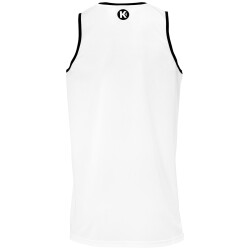 Kempa Player Tanktop Basketballtrikot Kinder weiß/schwarz 116