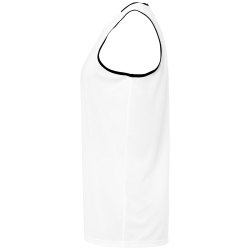 Kempa Player Tanktop Basketballtrikot Kinder wei&szlig;/schwarz 128