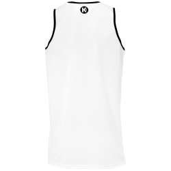 Kempa Player Tanktop Basketballtrikot Kinder wei&szlig;/schwarz 128
