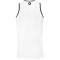 Kempa Player Tanktop Basketballtrikot Herren weiß/schwarz XL