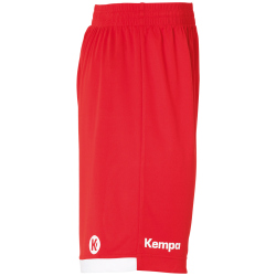 Kempa Player Long Basketballshorts Kinder rot/wei&szlig; 128
