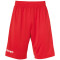 Kempa Player Long Basketballshorts Herren rot/weiß XXL