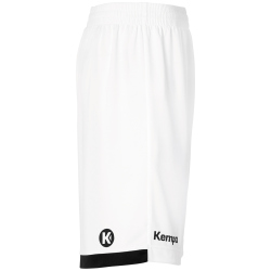 Kempa Player Long Basketballshorts Kinder wei&szlig;/schwarz 128