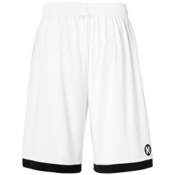 Kempa Player Long Basketballshorts Kinder wei&szlig;/schwarz 128