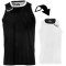 Kempa Reversible Tanktop Basketballtrikot Kinder schwarz/wei&szlig; 116