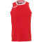Kempa Reversible Tanktop Basketballtrikot Kinder rot/weiß 116