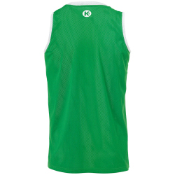 Kempa Reversible Tanktop Basketballtrikot Kinder gr&uuml;n/wei&szlig; 116