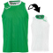 Kempa Reversible Tanktop Basketballtrikot Kinder gr&uuml;n/wei&szlig; 116