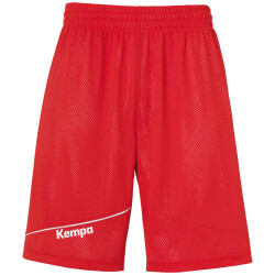 Kempa Reversible Basketballshorts Kinder rot/weiß 116
