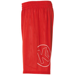 Kempa Reversible Basketballshorts Kinder rot/weiß 116